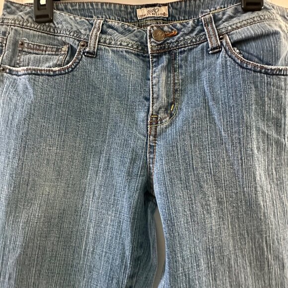 Low-Rise Bootcut Jeans SO 15 Average Regular 99% Cotton & 1% Spandex Blue Denim - Picture 6 of 8